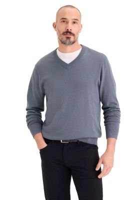 Imagen 1 del producto Sweater Hombre V-Neck Regular Fit Gris 000XZ-0007
