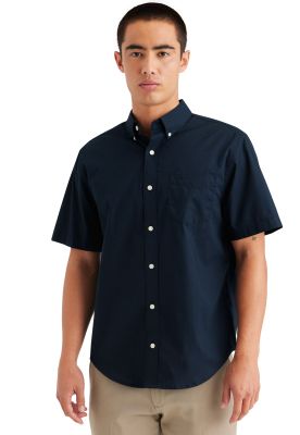 Camisa Hombre Signature SS Classic Fit Azul Marino A6933-0008