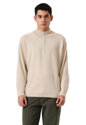 Imagen 1 del producto Sweater Hombre Half-Zip Refined Regular Fit Beige 0030Z-0001