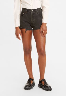 Shorts Mujer 501 Original Negro Levis 56327-0112