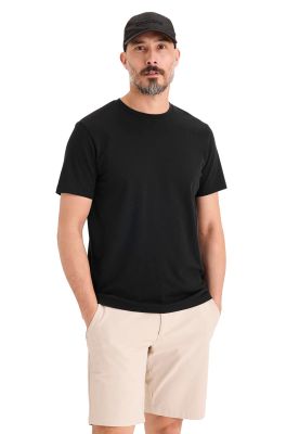 Polera Hombre Go Tee Slim Fit Negro 003H9-0000
