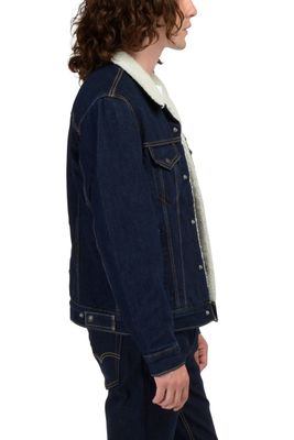 Imagen 2 del producto Chaqueta Hombre Regular Fit con Sherpa Azul Oscuro Levis 16365-0075