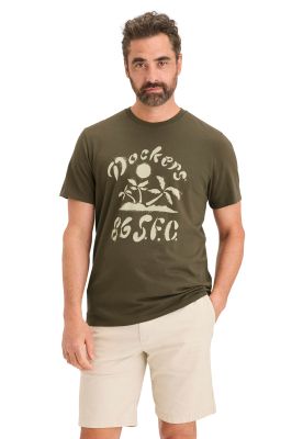 Polera Hombre Graphic Tee Slim Fit Verde A1103-0295