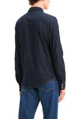 Imagen 2 del producto Camisa Hombre Regular Fit Clásica Bolsillo Azul Oscuro Levis 85745-0002