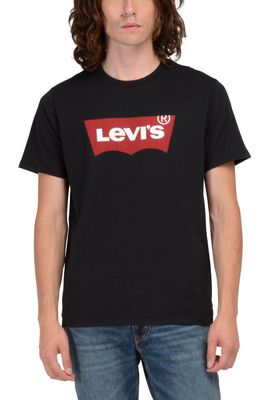 Polera Hombre Regular Fit Logo Negro Levis 17783-0137