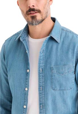 Imagen 2 del producto Camisa Hombre Original Slim Fit Azul Denim A1114-0172