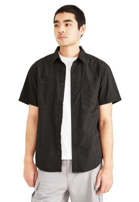 Camisa Hombre Utility Regular Fit Negra A1731-0000