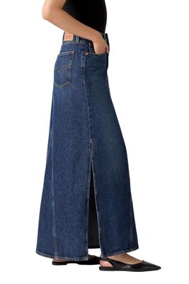 Imagen 2 del producto Falda Mujer Iconic Long Skirt W/slit Azul Levis A8727-0011