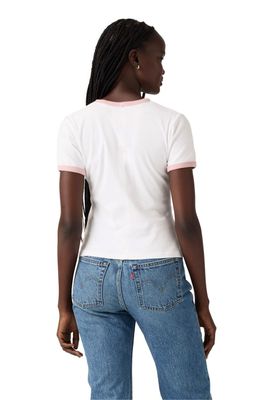 Imagen 2 del producto Polera Mujer Graphic Ringer Rickie Blanco Levis A3519-0047