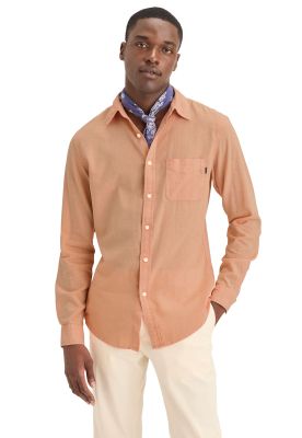 Camisa Hombre Original LS Slim Fit Naranja A1114-0166
