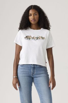 Polera Mujer Graphic Game Day Tee Blanco Levis A8809-0018