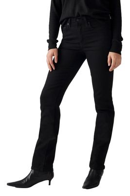 Jeans Mujer 724 High Rise Straight Negro Levis 18883-0321