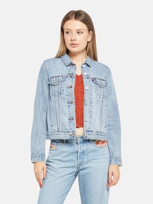 Chaqueta Mujer Original Trucker Celeste Levis 29945-0100