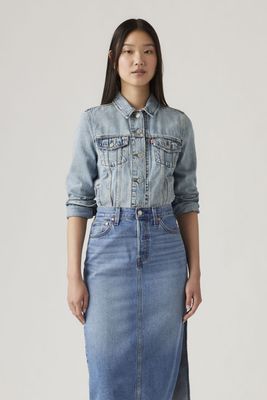 Chaqueta Mujer Original Trucker Celeste Levis 29945-0100