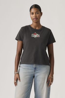 Polera Mujer Graphic Boxy Tshirt Negro Levis A8804-0066