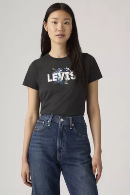 Imagen 1 del producto Polera Mujer The Perfect Tee Negro Levis 17369-3202