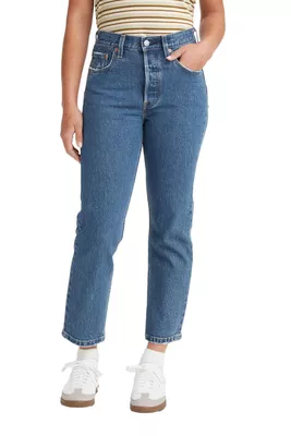 Jeans Mujer 501 Crop Celeste Levis 36200-0225