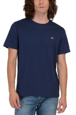 Polera Hombre Regular Fit Mini Logo Azul Levis 56605-0017