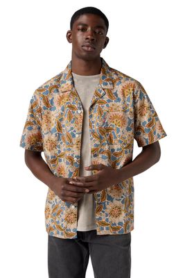 Camisa Hombre The Sunset Camp Shirt Café Levis 72625-0117