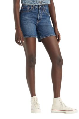 Shorts Mujer 501 Mid Thigh Short Azul Levis 85833-0056