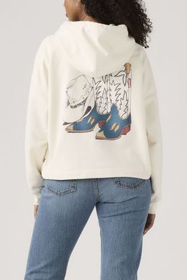 Imagen 2 del producto Polerón Mujer Leo Hoodie Blanco Levis A9414-0009