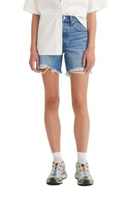 Imagen 1 del producto Shorts Mujer 501 Mid Thigh Short Celeste Levis 85833-0037