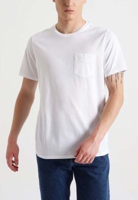 Polera Pocket Tee Slim Fit Blanca
