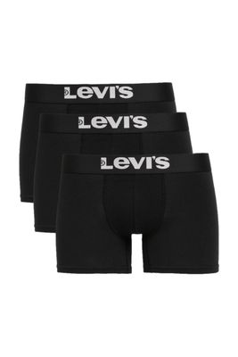 Boxer Hombre Trunk Liso 3 Pack Negro Levis LUTS3-0001