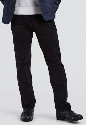 Jeans Hombre 505 Regular Cotelé Negro Levis 00505-1396