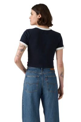 Imagen 2 del producto Polera Mujer Graphic Mini Ringer Tee Azul Levis A3523-0144