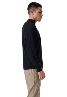 Imagen 2 del producto Sweater Hombre Half-Zip Refined Regular Fit Negro 0030Z-0000