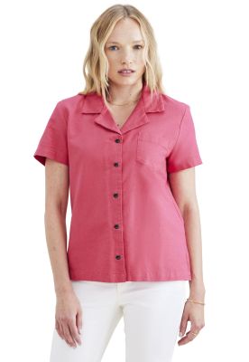 Blusa Mujer Camp Collar Regular Fit Fucsia A1760-0010