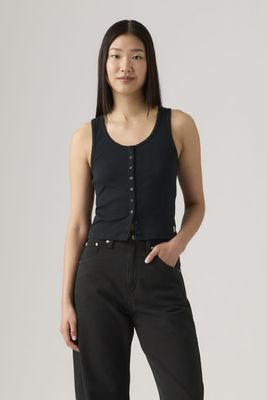 Polera Mujer Dry Goods Pointelle Tank Negro Levis 001ID-0004