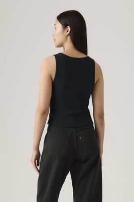 Imagen 2 del producto Polera Mujer Dry Goods Pointelle Tank Negro Levis 001ID-0004