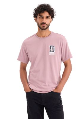 Polera Hombre Graphic Tee Slim Fit Rosa A1103-0329