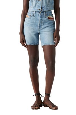 Shorts Mujer 501 Mid Thigh Short Celeste Levis 85833-0078