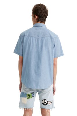 Imagen 2 del producto Camisa Hombre Relaxed Fit Western Azul Levis A5722-0008
