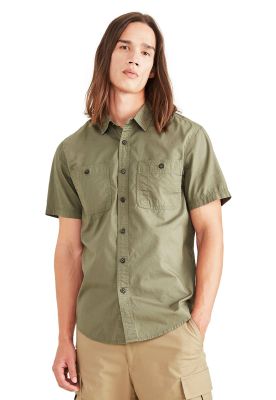 Camisa Hombre Utility Regular Fit Verde A1731-0003