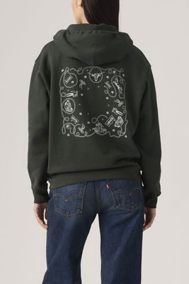 Imagen 2 del producto Polerón Mujer Graphic Heritage Hoodie Negro Levis A7296-0060