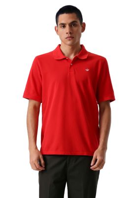 Polera Hombre Polo Piqué Regular Fit Rojo A6925-0035