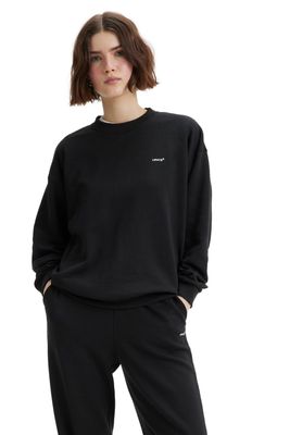 Imagen 1 del producto Polerón Mujer Regular Fit Everyday Mini Logo Negro Levis A5942-0004