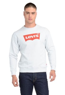 Polerón Hombre Relaxed Fit Sweats Crew Batwing Gris Levis A1572-0071