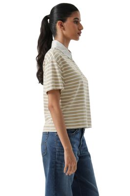 Imagen 2 del producto Polera Mujer Aries Rubgy Polo Beige Levis 004GQ-0002