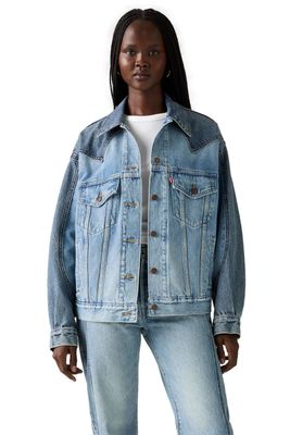 Chaqueta Mujer 90s Western Celeste Levis 003RS-0000