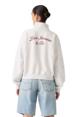 Imagen 2 del producto Polerón Mujer Vintage Boxy 1/4 Zip Gris Levis 005GS-0001