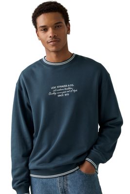 Polerón Hombre Tipped Graphic Crew Azul Levis 004FM-0000