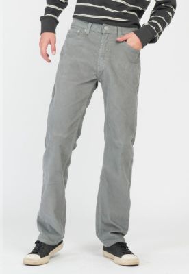 Jeans Hombre de Cotelé 505 Regular Gris Levis 00505-2058