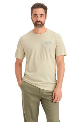 Polera Hombre Graphic Tee Slim Fit Beige
