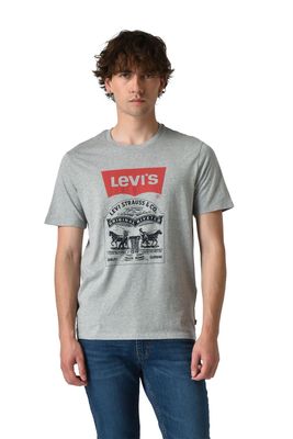 Polera Hombre Graphic Crewneck Tee Gris Levis 22491-1987