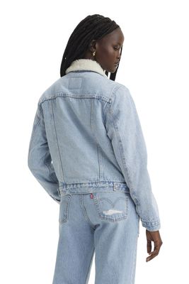 Imagen 2 del producto Chaqueta Mujer Original Sherpa Trucker Celeste Levis 36136-0071